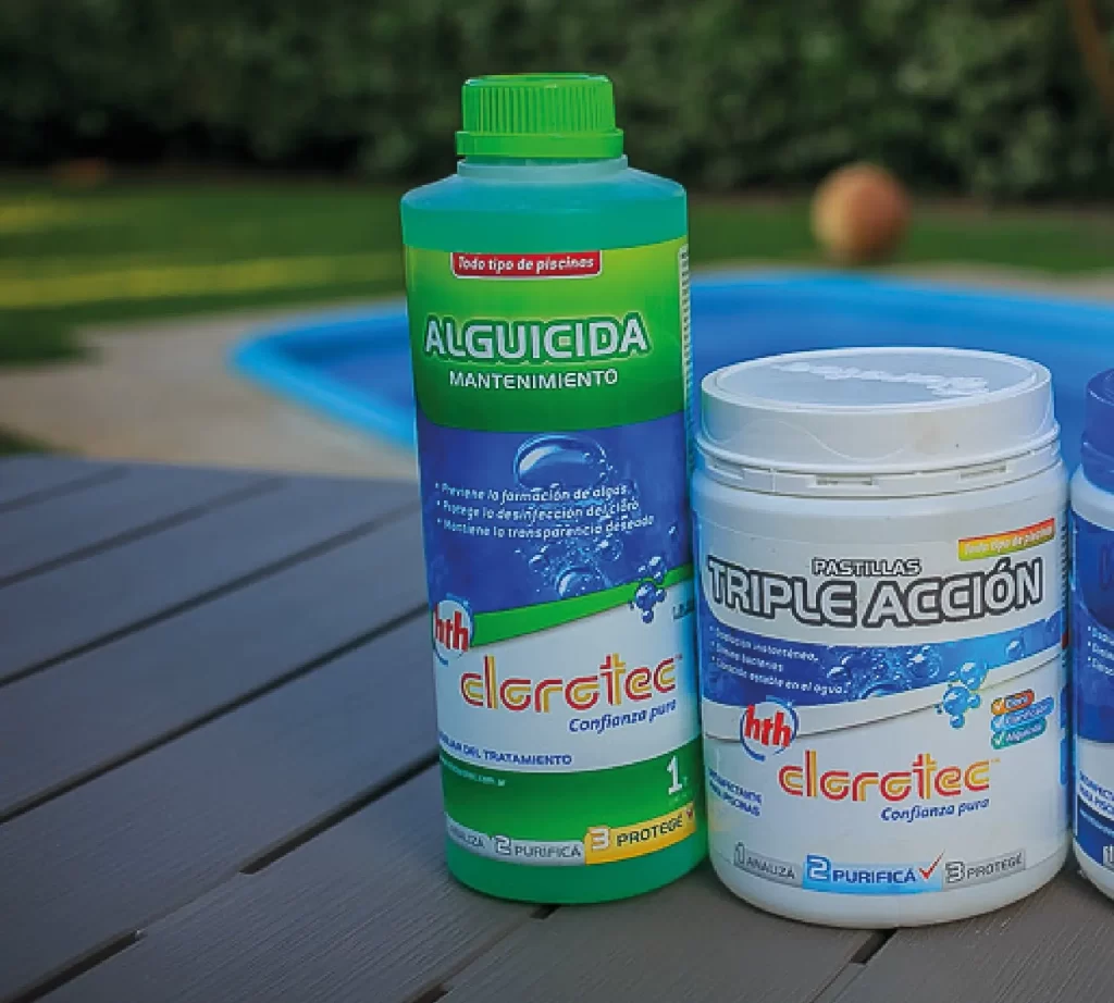Alguicidas para piscina