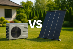 Bomba de calor vs calefactor solar